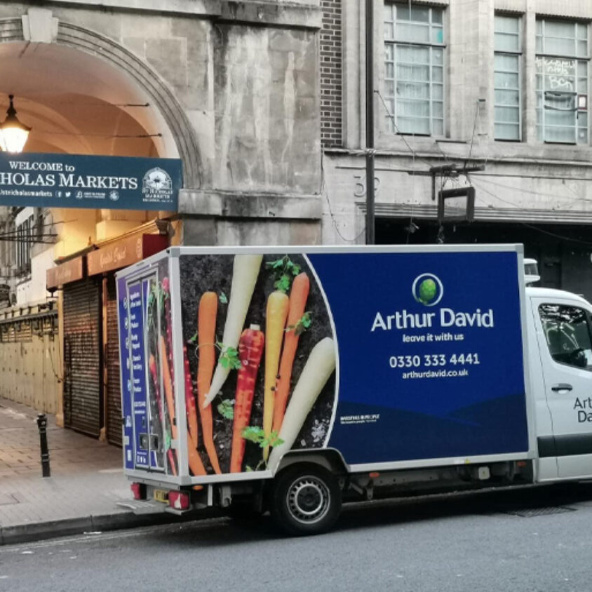 Arthur David delivery truck