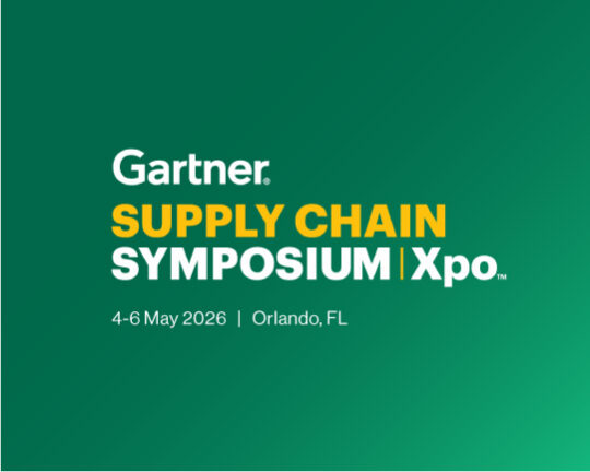 Enable at Gartner Supply Chain Symposium/Xpo™ Orlando, FL