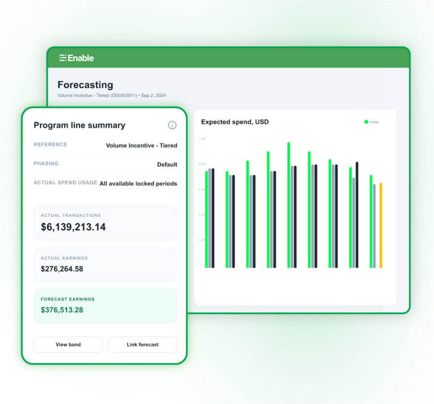 rebate optimization software display