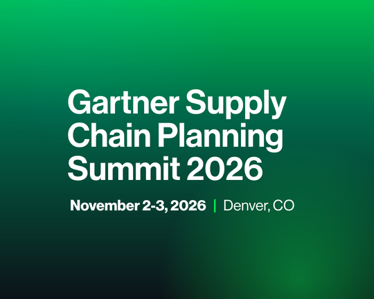 Gartner Supply Chain Planning Summit Denver